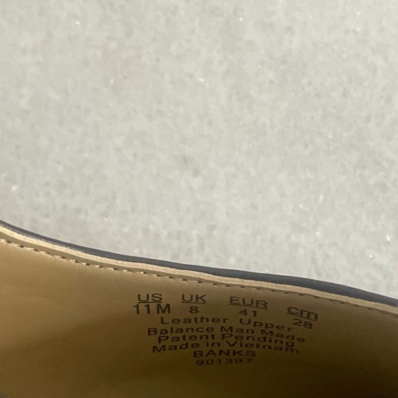 Naturalizer banks, black leather, flat size 11M - Picture 2 of 10